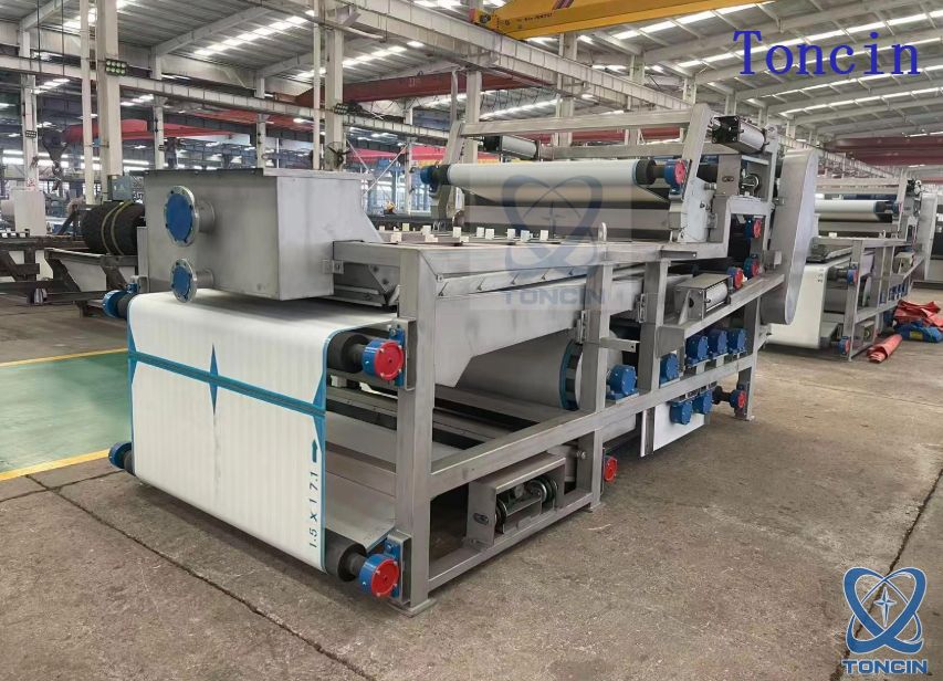 Применение в европейской калийной промышленности: 8 комплектов ленточного фильтр-пресса для тяжелых условий эксплуатации DYZ-3000