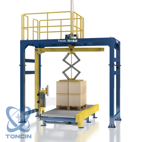 Вращающиеся упаковочные машины для поддонов. Вращающиеся упаковочные машины для поддонов.